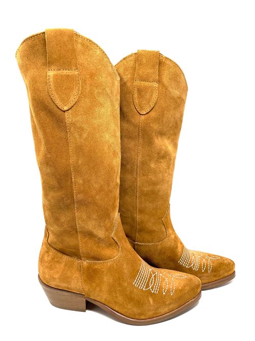 Texanischer Damenstiefel IL LACCIO | 500/50VELOURCUOIO